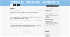 Desktop Screenshot of freeindiegam.es