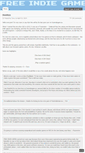 Mobile Screenshot of freeindiegam.es