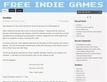 Tablet Screenshot of freeindiegam.es